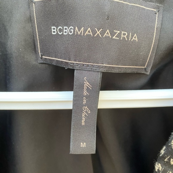 BCBGMaxAzria Blazer Women size M Jacket Single Breast Print Classic Kamryn - Picture 2 of 5